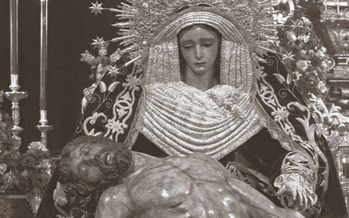 Santísimo Cristo de la Misericordia y Nuestra Señora de la Piedad.