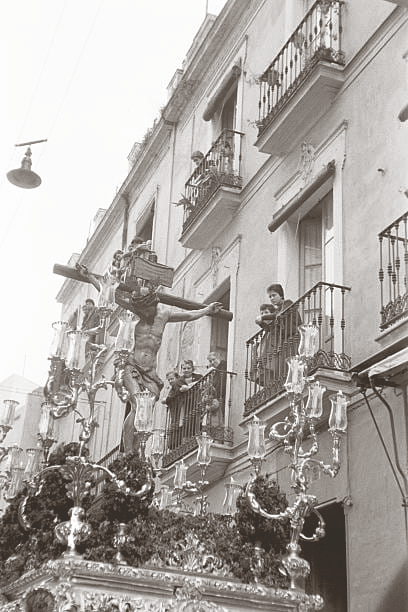 Cristo de la Salud. Fotografía de Philippe le Tellier. 1959.