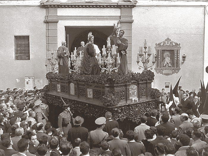 Primera salida procesional en el año 1959. Fotografía: Hermandad de La Redención.