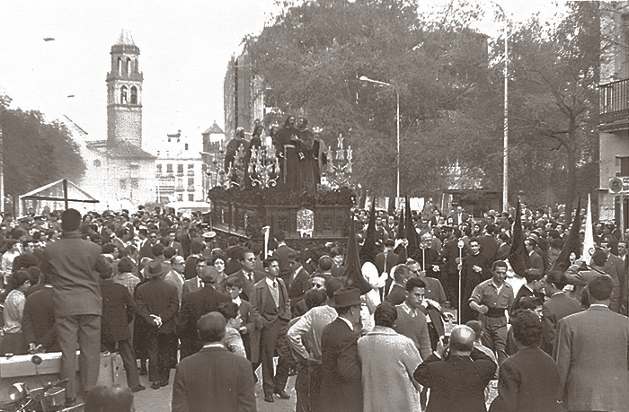 Primera salida procesional en el año 1959. Fotografía: Hermandad de La Redención.